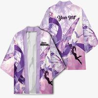 Personalized Polynesian Lupus Awareness Kimono Butterfly Hologram Lupus Warrior LT01 - Polynesian Pride
