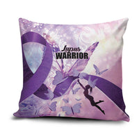 Polynesian Lupus Awareness Pillow Cover Butterfly Hologram Lupus Warrior LT01 Purple - Polynesian Pride
