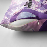 Polynesian Lupus Awareness Pillow Cover Butterfly Hologram Lupus Warrior LT01 - Polynesian Pride