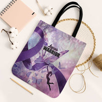 Polynesian Lupus Awareness Tote Bag Butterfly Hologram Lupus Warrior LT01 Black Strap One Size Purple - Polynesian Pride