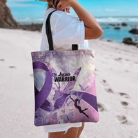 Polynesian Lupus Awareness Tote Bag Butterfly Hologram Lupus Warrior LT01 - Polynesian Pride