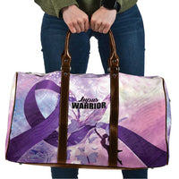 Polynesian Lupus Awareness Travel Bag Butterfly Hologram Lupus Warrior LT01 Purple - Polynesian Pride