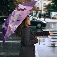 Polynesian Lupus Awareness Umbrella Butterfly Hologram Lupus Warrior LT01 - Polynesian Pride