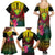 Hawaii Kanaka Maoli Flag Day Family Matching Summer Maxi Dress and Hawaiian Shirt Tropical Flowers