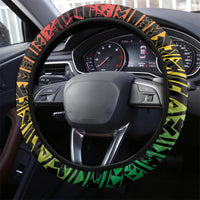 Hawaii Kanaka Maoli Flag Day Steering Wheel Cover Tropical Flowers LT01 - Polynesian Pride