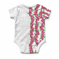 Hawaii Aalii Lei Baby Onesie Aalii Ku Makani LT01 - Polynesian Pride