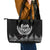 New Zealand Rugby Leather Tote Bag NZ Opango Forever Silver Fern Heart LT01 - Polynesian Pride