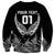 Custom New Zealand Rugby Sweatshirt NZ Opango Forever Silver Fern Heart LT01 - Polynesian Pride