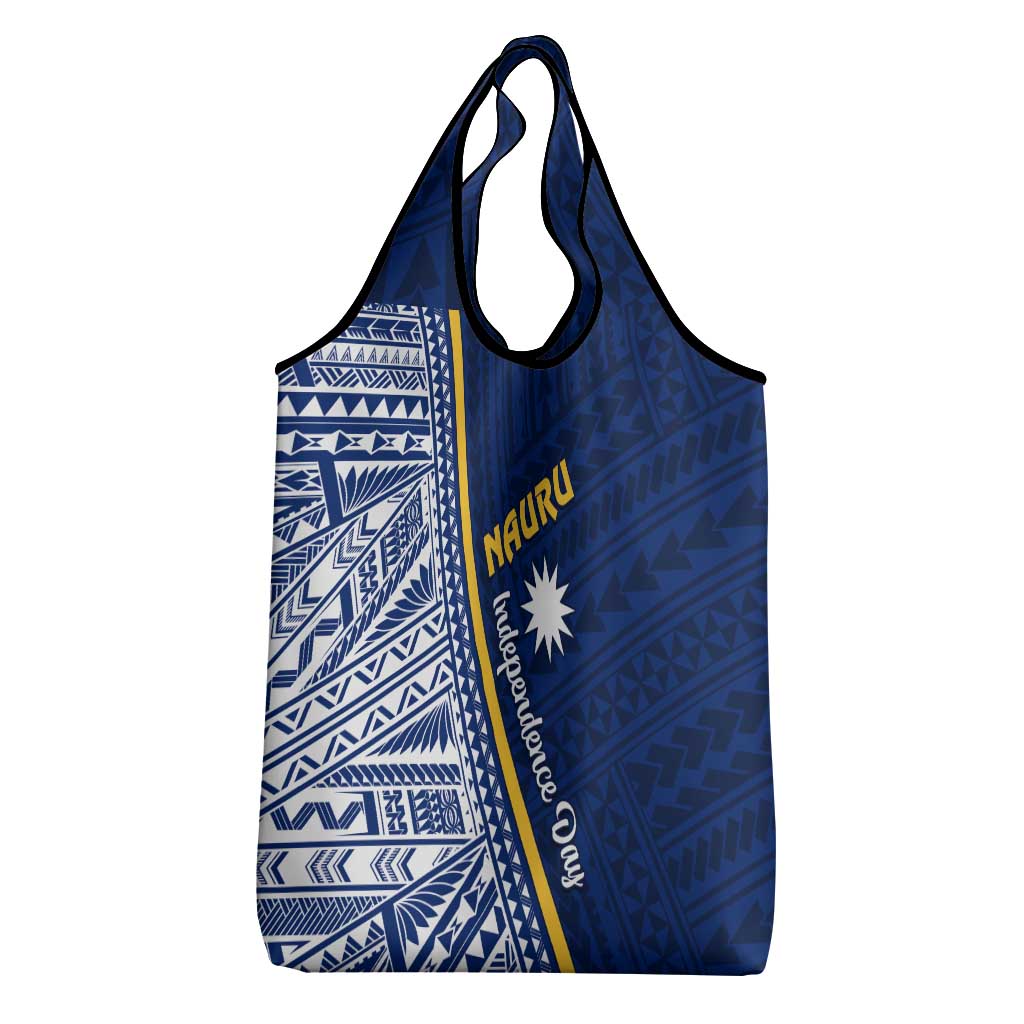 Nauru Independence Day Grocery Bag Repubrikin Naoero Gods Will First LT01 - Polynesian Pride