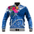 Kosrae Constitution Day Baseball Jacket Kusaie Special Style LT01 Unisex Blue - Polynesian Pride