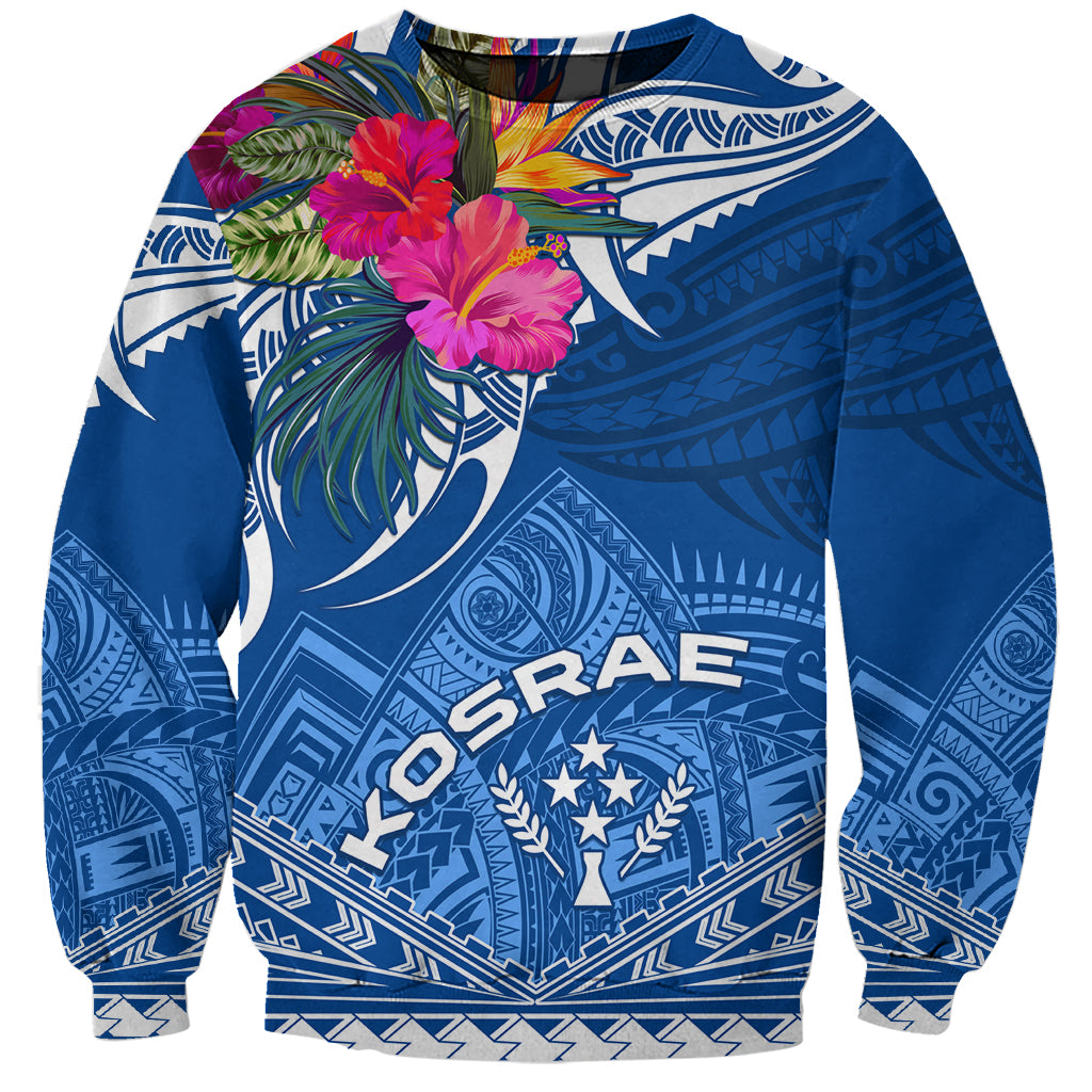 Kosrae Constitution Day Sweatshirt Kusaie Special Style LT01 Unisex Blue - Polynesian Pride