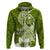 Hafa Adai Guam Hoodie Polynesian Olive Green Blue Pattern LT01 Zip Hoodie Green - Polynesian Pride