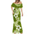 Hafa Adai Guam Mermaid Dress Polynesian Olive Green Blue Pattern LT01 - Polynesian Pride