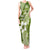 Hafa Adai Guam Tank Maxi Dress Polynesian Olive Green Blue Pattern LT01 Women Green - Polynesian Pride