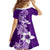 Hafa Adai Guam Family Matching Long Sleeve Bodycon Dress and Hawaiian Shirt Polynesian Floral Purple Pattern LT01 - Polynesian Pride