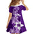 Hafa Adai Guam Family Matching Short Sleeve Bodycon Dress and Hawaiian Shirt Polynesian Floral Purple Pattern LT01 - Polynesian Pride