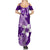 Hafa Adai Guam Family Matching Summer Maxi Dress and Hawaiian Shirt Polynesian Floral Purple Pattern LT01 - Polynesian Pride