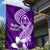 Hafa Adai Guam Garden Flag Polynesian Floral Purple Pattern LT01 - Polynesian Pride