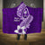 Hafa Adai Guam Hooded Blanket Polynesian Floral Purple Pattern LT01 One Size Purple - Polynesian Pride