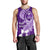 Hafa Adai Guam Men Tank Top Polynesian Floral Purple Pattern LT01 - Polynesian Pride