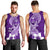 Hafa Adai Guam Men Tank Top Polynesian Floral Purple Pattern LT01 - Polynesian Pride