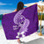 Hafa Adai Guam Sarong Polynesian Floral Purple Pattern LT01 One Size 44 x 66 inches Purple - Polynesian Pride