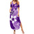 Hafa Adai Guam Summer Maxi Dress Polynesian Floral Purple Pattern LT01 Women Purple - Polynesian Pride