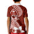 Hafa Adai Guam Kid Polo Shirt Polynesian Floral Red Pattern LT01 - Polynesian Pride