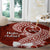 Hafa Adai Guam Round Carpet Polynesian Floral Red Pattern LT01 - Polynesian Pride