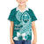 Hafa Adai Guam Family Matching Puletasi Dress and Hawaiian Shirt Polynesian Floral Teal Pattern LT01 Son's Shirt Teal - Polynesian Pride