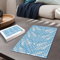 Baby Blue Mermaid Puakenikeni Maile Lei Puzzle LT01 - Polynesian Pride