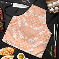 Apricot Mermaid Puakenikeni Maile Lei Apron LT01 Apricot - Polynesian Pride