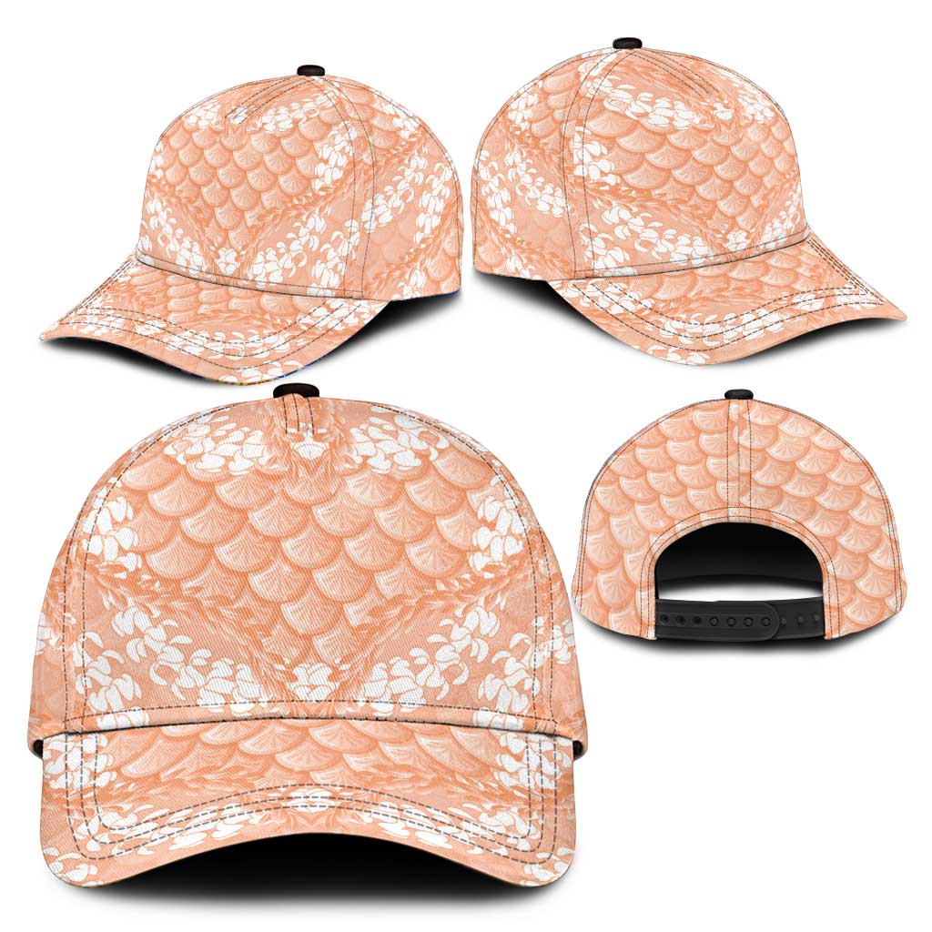 Apricot Mermaid Puakenikeni Maile Lei Classic Cap LT01 - Polynesian Pride