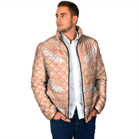 Apricot Mermaid Puakenikeni Maile Lei Padded Jacket LT01 - Polynesian Pride