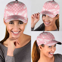 Soft Pink Mermaid Puakenikeni Maile Lei Classic Cap LT01 - Polynesian Pride