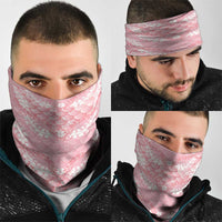 Soft Pink Mermaid Puakenikeni Maile Lei Neck Gaiter LT01 - Polynesian Pride