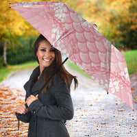 Soft Pink Mermaid Puakenikeni Maile Lei Umbrella LT01 - Polynesian Pride