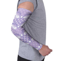 Lilac Mermaid Puakenikeni Maile Lei Arm Sleeves LT01 - Polynesian Pride