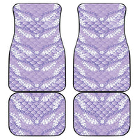 Lilac Mermaid Puakenikeni Maile Lei Car Mats LT01 - Polynesian Pride