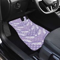 Lilac Mermaid Puakenikeni Maile Lei Car Mats LT01 - Polynesian Pride