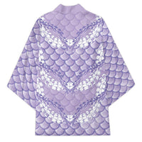 Lilac Mermaid Puakenikeni Maile Lei Kimono LT01 - Polynesian Pride