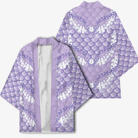Lilac Mermaid Puakenikeni Maile Lei Kimono LT01 - Polynesian Pride