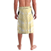 Pastel Yellow Mermaid Puakenikeni Maile Lei Lavalava LT01 - Polynesian Pride