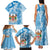 Personalised Fiji Day Family Matching Tank Maxi Dress and Hawaiian Shirt Fijian Map Hibiscus Tapa Pattern LT01