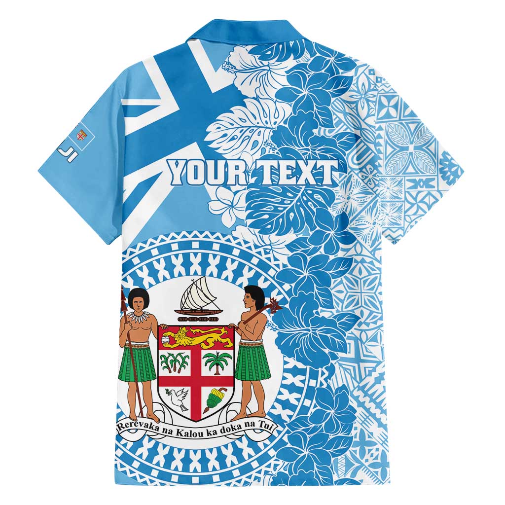 Personalised Fiji Day Hawaiian Shirt Fijian Map Hibiscus Tapa Pattern LT01 - Polynesian Pride