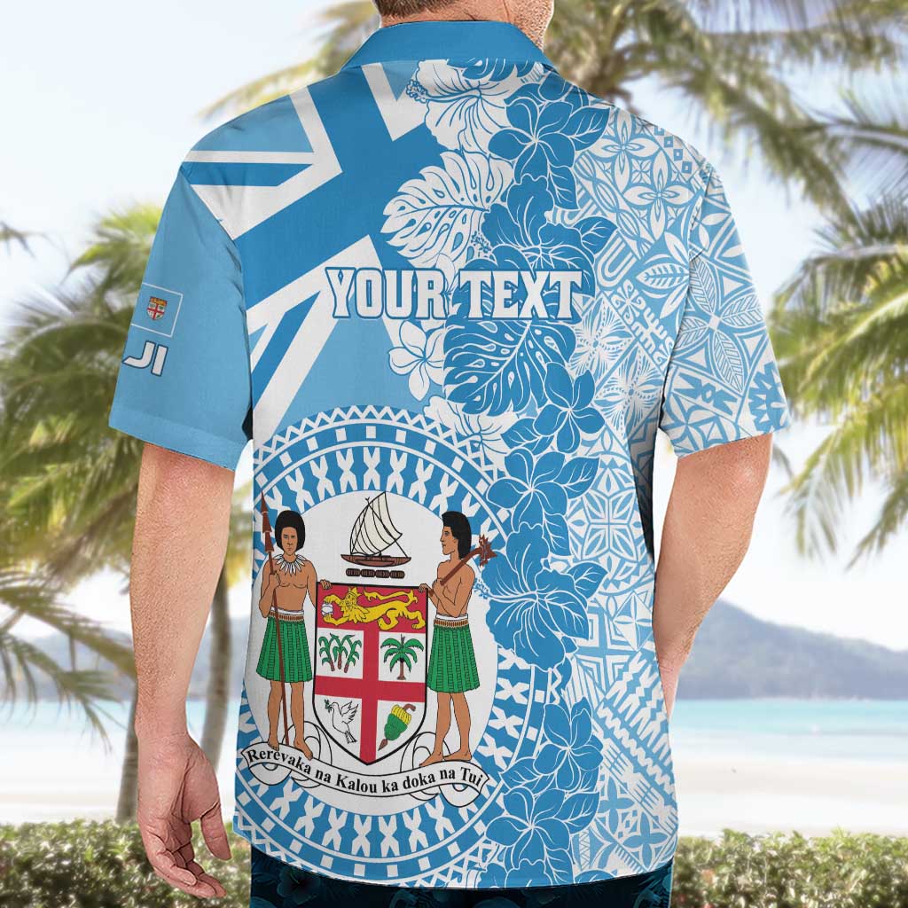Personalised Fiji Day Hawaiian Shirt Fijian Map Hibiscus Tapa Pattern LT01 - Polynesian Pride