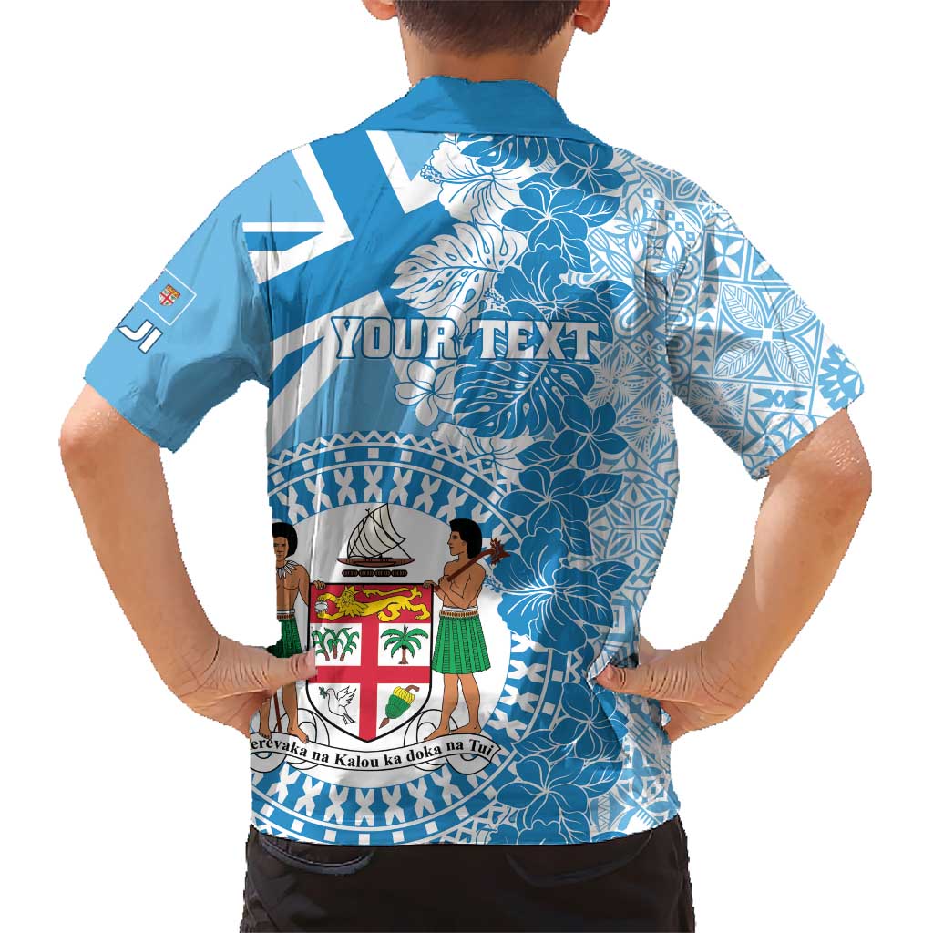 Personalised Fiji Day Hawaiian Shirt Fijian Map Hibiscus Tapa Pattern LT01 - Polynesian Pride