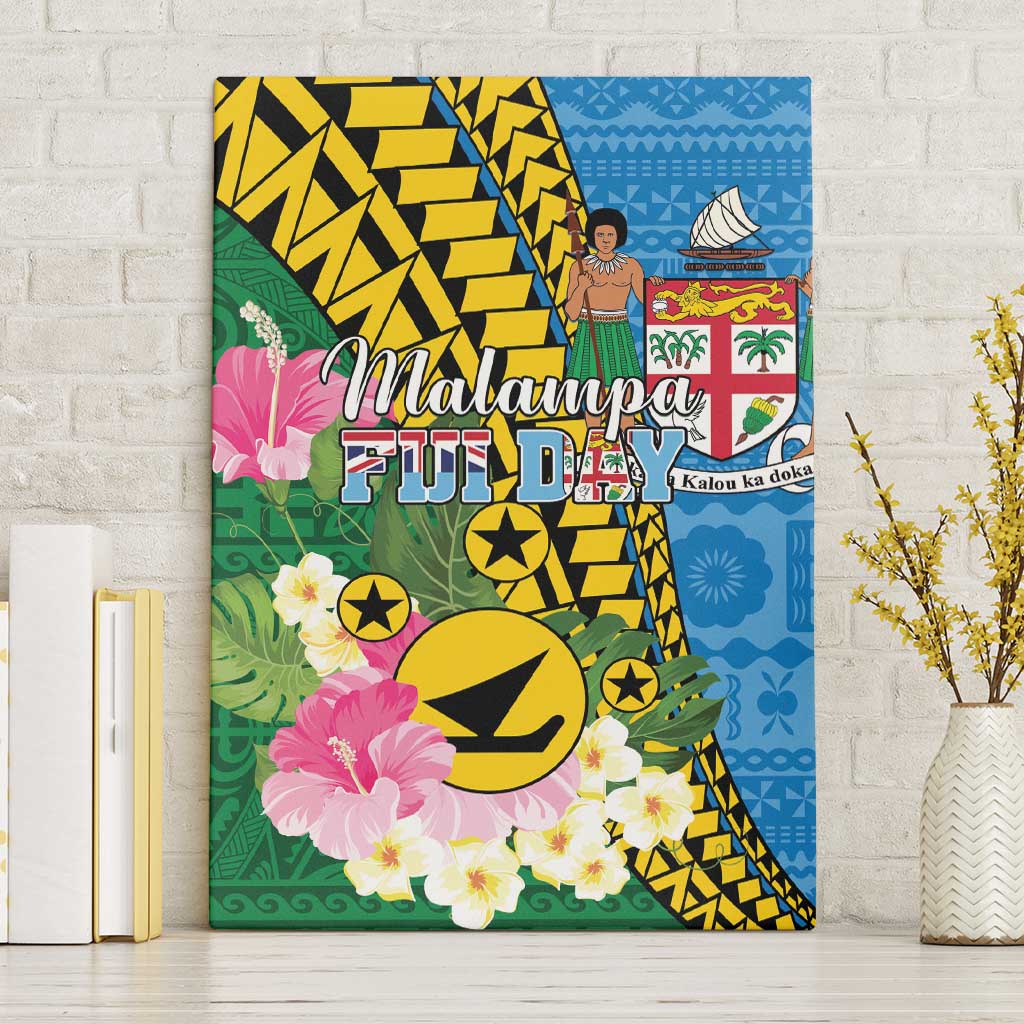 Malampa Fiji Day Canvas Wall Art Tropical Tapa Pattern LT01 Without Frame Art - Polynesian Pride