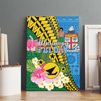 Malampa Fiji Day Canvas Wall Art Tropical Tapa Pattern LT01 - Polynesian Pride