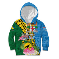 Personalised Malampa Fiji Day Kid Hoodie Tropical Tapa Pattern LT01 Hoodie Art - Polynesian Pride